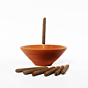 PLATO_Incense Stick Stand with Pure Dhuna _Natural Resin_ Sticks 100pcs_ COMBO