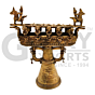5 Boat diya - small - Home Decor - GI Certified Bengal Dokra