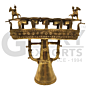 5 Boat diya - big - Home Decor - GI Certified Bengal Dokra