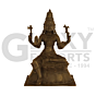 Handcrafted Dokra God Shiva Sukhasana Murti - Home Decor - Brass Item