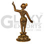 Handcrafted Dokra Goddess Radha - Home Decor - Brass Item