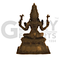 Handcrafted Dokra God Shiva Sukhasana Murti - Home Decor - Brass Item