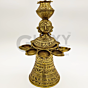 Dipa Rani 5 Diya pot on head - Puja Accessories - GI Certified Bengal Dokra
