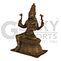Handcrafted Dokra God Shiva Sukhasana Murti - Home Decor - Brass Item