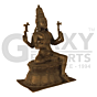 Handcrafted Dokra God Shiva Sukhasana Murti - Home Decor - Brass Item