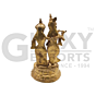 Goddess & God RADHA KRISHNA Idol - Big - Home Decor - Brass Item
