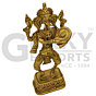 Handcrafted Dancing Ganesha with Dafli Brass Showpiece | Bengal Dokra Craft