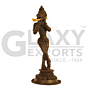 Handcrafted Dokra God Krishna With Flute - Home Decor - Brass Item