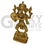 Handcrafted Dancing Ganesha with Dafli Brass Showpiece | Bengal Dokra Craft