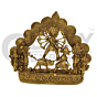 Handcrafted Dhokra Maa Durga Idol | GI Certified | 7 Inches