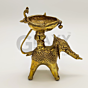 Elephant Diya - Puja Accessories - GI Certified Bengal Dokra