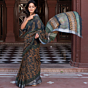 SUMUKHI HANDBLOCK PREMIUM LINEN SAREE WITH BLOUSE