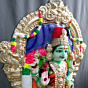 Handcrafted Goddess Thirukadaiyur Abirami Amman Idol | 61x30x18cm