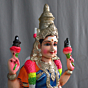 Handcrafted Goddess Vishalatchi Amman Idol