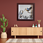 Birds Wall Scenery | Made from Dry Leaves