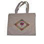 Handmade Painting Floral Design Tote Bag 