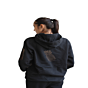 Unisex Tie-Dye Hooded Sweatshirt | Full Sleeve | Black