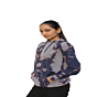 Unisex Tie-Dye Hooded Sweatshirt | Full Sleeve | Navy Blue