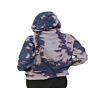 Unisex Tie-Dye Hooded Sweatshirt | Full Sleeve | Navy Blue