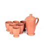 Terracotta Teacup Set with Mug