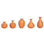 Terracotta Miniature Pots for Home Decorative (5 Piece)