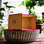 handcrafted storage box, Sikki grass organizer, and eco-friendly storage solutions. Highlight its natural appeal with terms such as yellow Sikki grass box, sustainable gift ideas, and handmade decorative box. Appeal to eco-conscious shoppers with keywords