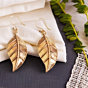 Gold Leaf Earrings