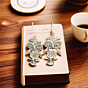 Silver Owl Earrings