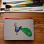 Peacock Design Multipurpose Pouch