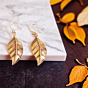 Gold Leaf Earrings