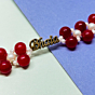 Beaded & Golden Bhaiya Charm Rakhi