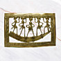 Dhokra Musical Boat Panel Handcrafted Brass Wall Art