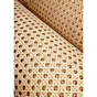 manufactree 24inch  Width Natural Rattan Webbing for Caning Projects Pre , Woven Open Mesh Cane , Cane Webbing Sheet,Natural Rattan Cane Webbing roll 24x24 inch