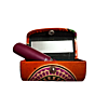 Handcrafted Leather Lipstick Case with Mirror
