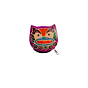  Genuine leather Small Coin Purse  Folk Mask Design