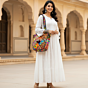 Colorful Embroidered Tote Bag for Everyday Use & Travel