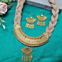 Tribal-Boho Jute Necklace Set
