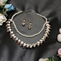 Layered Seashell & Pearl Jewelry Set