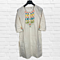 Hand Embroidered White Kurti for Ladies