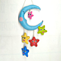 handmade wall hanging moon ,stars toys