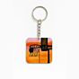 Sunset Basketball Hoop Keychain