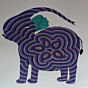 Handmade Gond painting without frame