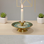 Handcrafted Brass Meenakari Candle Holder |Divine Radiance &Handcrafted Meenakari Candle Holder