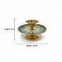 Handcrafted Brass Meenakari Candle Holder |Divine Radiance &Handcrafted Meenakari Candle Holder