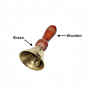 Handcrafted Brass Bell with Wooden Handle | Traditional Pooja & Decorative Bell