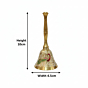 Vibrant Brass Meenakari & Nakkashi Bell | Handcrafted for Temple & Gifting