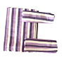 Handloom  Cotton stripe  Bedsheet  | 100x72