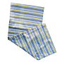 Handloom Cotton Striped Multi Colour Bedsheet