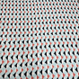 Tantu Aqua Geo Triangle Printed Cotton Fabric