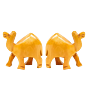 Handmade Wooden Camel Miniature Figurines | Set of 2